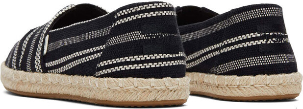 Toms Alpargata Rope Black Global Stripe Wmns Жени - Спортни обувки Toms - Черен - 10017852-4