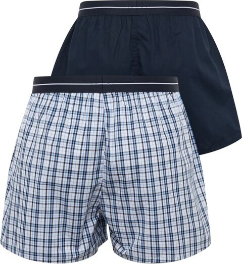 BOSS Боксерки 'Nos' светлосиньо / тъмносиньо / бяло