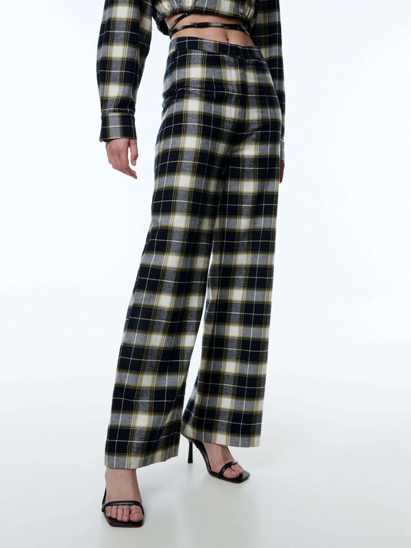 EDITED Панталон 'Milana' зелено / черно