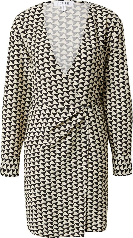 EDITED Рокля 'Immanuela' черно / бяло