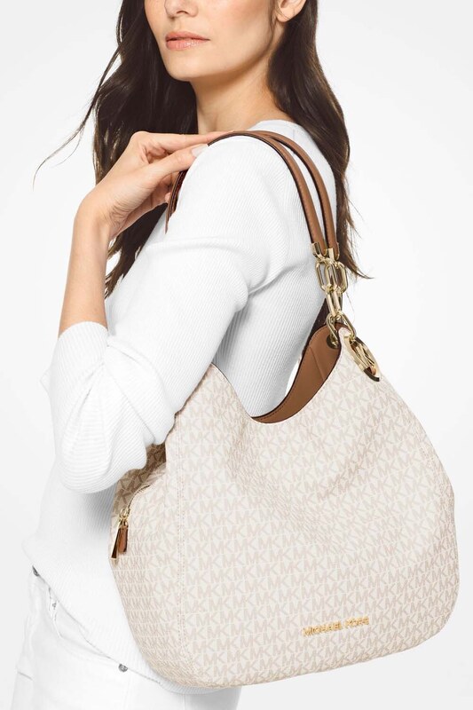 MICHAEL KORS Чанта Lillie Lg Chain Shldr Tote 30T9G0LE3B 149 vanilla/acrn