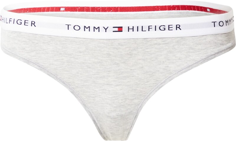 Tommy Hilfiger Underwear Стринг нейви синьо / сив меланж / тъмночервено / бяло