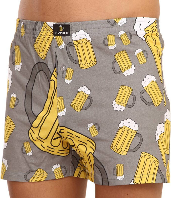Мъжки боксерки VoXX сив (Karlos - pivo velké)