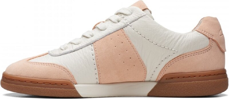 Дамски сникърси Clarks ATL Coast Rock бели/розови