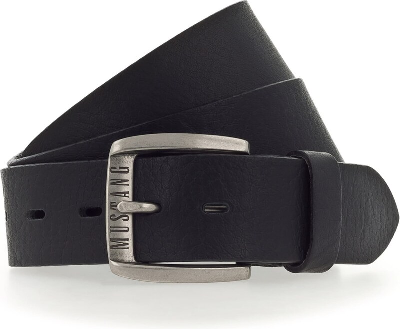 MUSTANG Колан черно / сребърно
