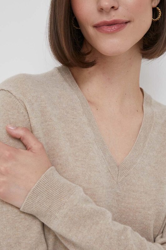 Вълнен пуловер United Colors of Benetton