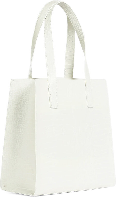 TED BAKER Чанта Reptcon Croc Effect Small Icon 253519 nude