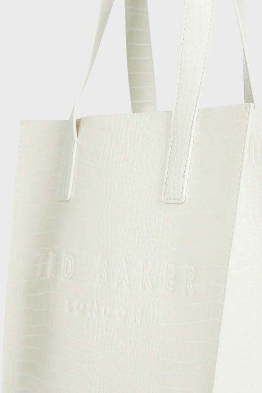 TED BAKER Чанта Reptcon Croc Effect Small Icon 253519 nude