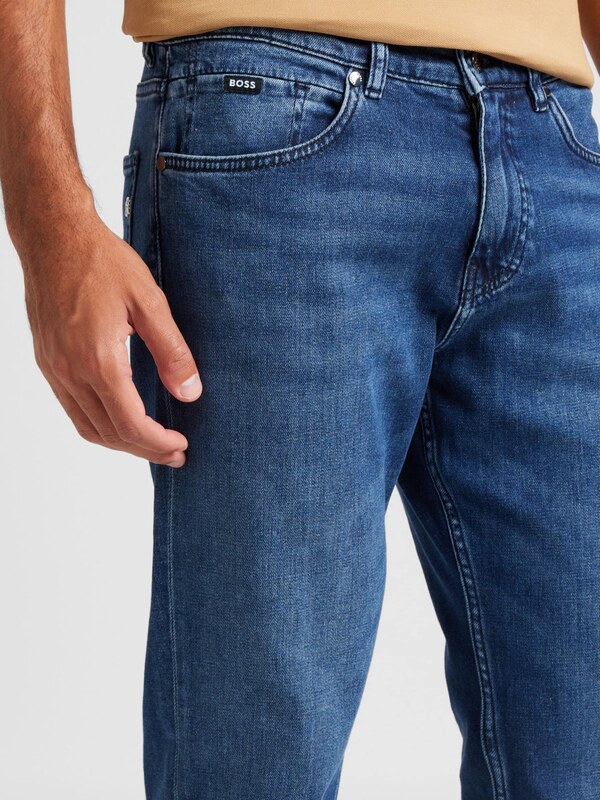 BOSS Дънки 'Maine' нейви синьо