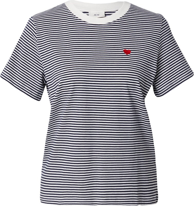 JDY Тениска 'JDYPISA' нейви синьо / червено / бяло