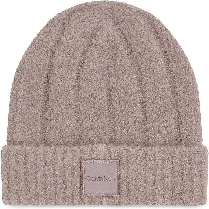 Шапка Calvin Klein Modern Patch Chunky K60K612596 Бежов