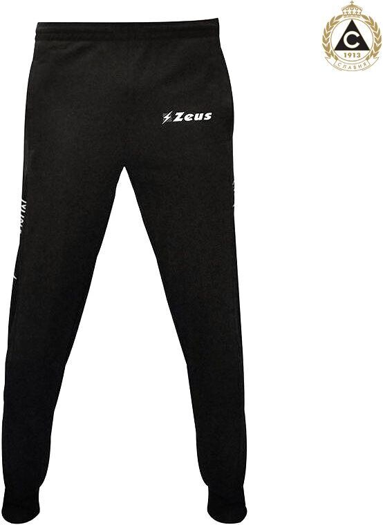 ZEUS Teams Мъжки Тренировъчен Панталон SLAVIA Zeus Pantalone Enea Nero/Dark Grey