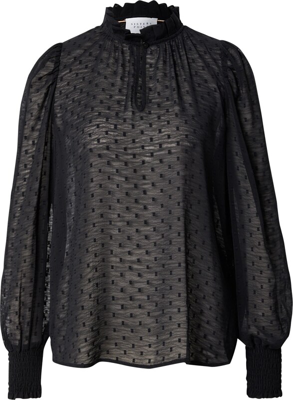 SISTERS POINT Блуза 'ESAR' черно