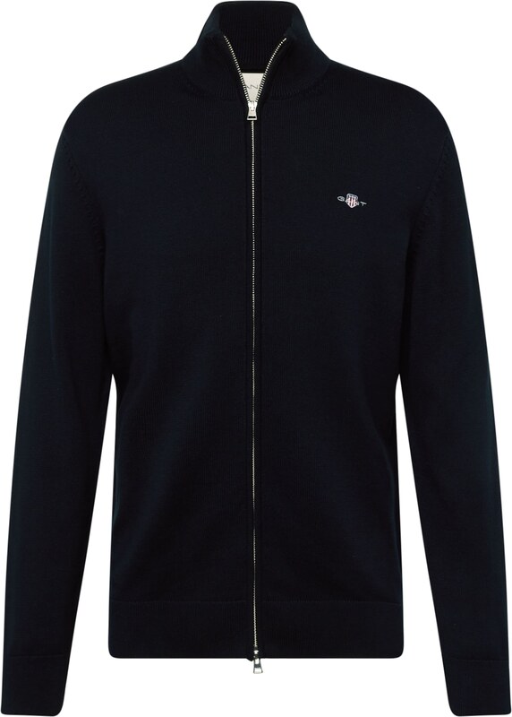 GANT Плетена жилетка черно