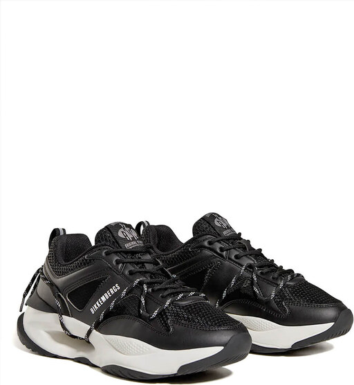 BIKKEMBERGS Sneakers Sneak Hole M 25116CP microfiber laether black