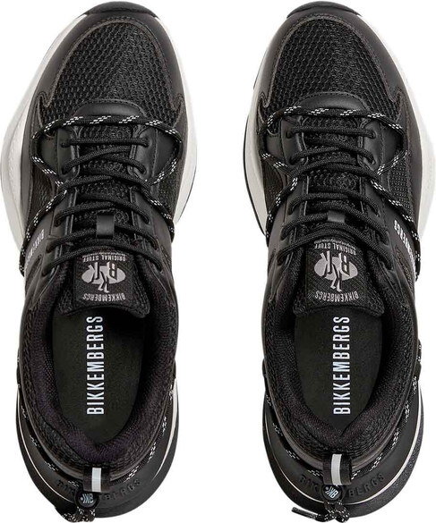 BIKKEMBERGS Sneakers Sneak Hole M 25116CP microfiber laether black