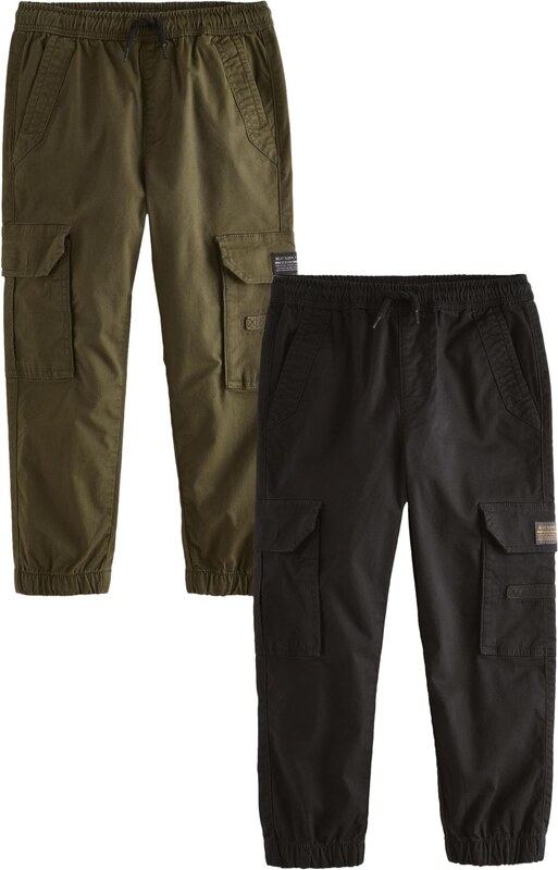 Next Панталон маслина / черно