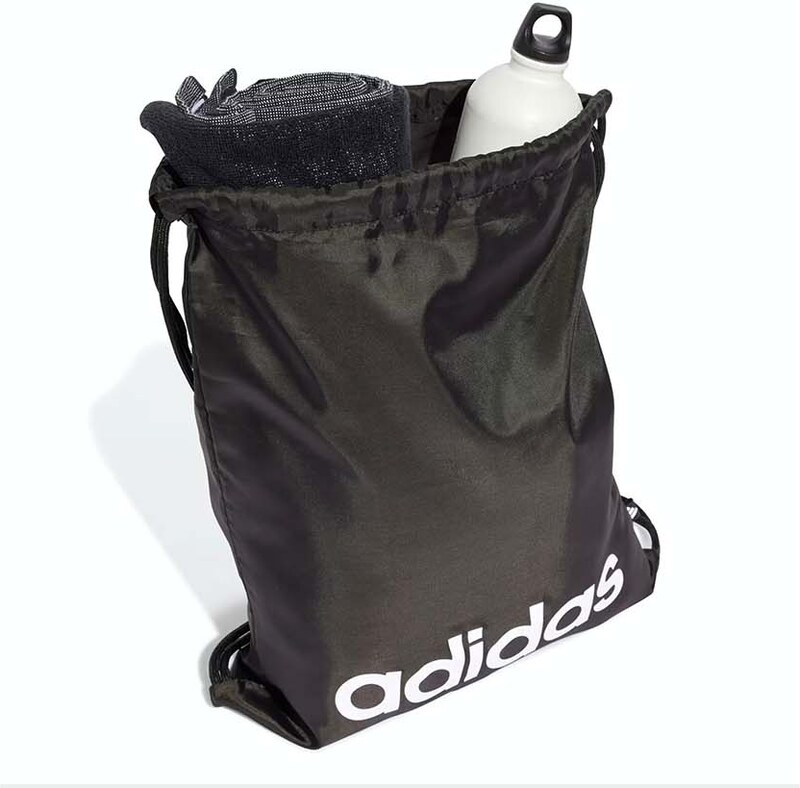ADIDAS Backpack Linear Gymsack Black/White JE8342 black