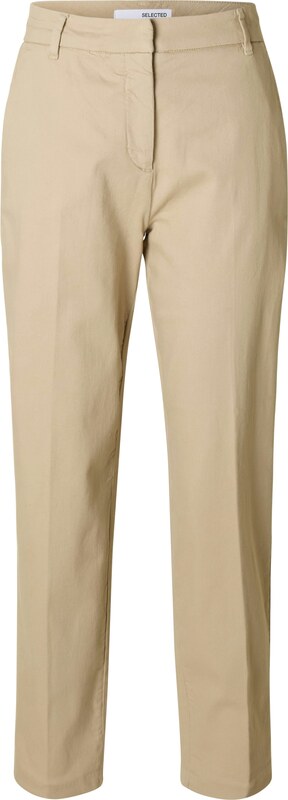 SELECTED Панталон Chino 'SLFVera Rita' бежово