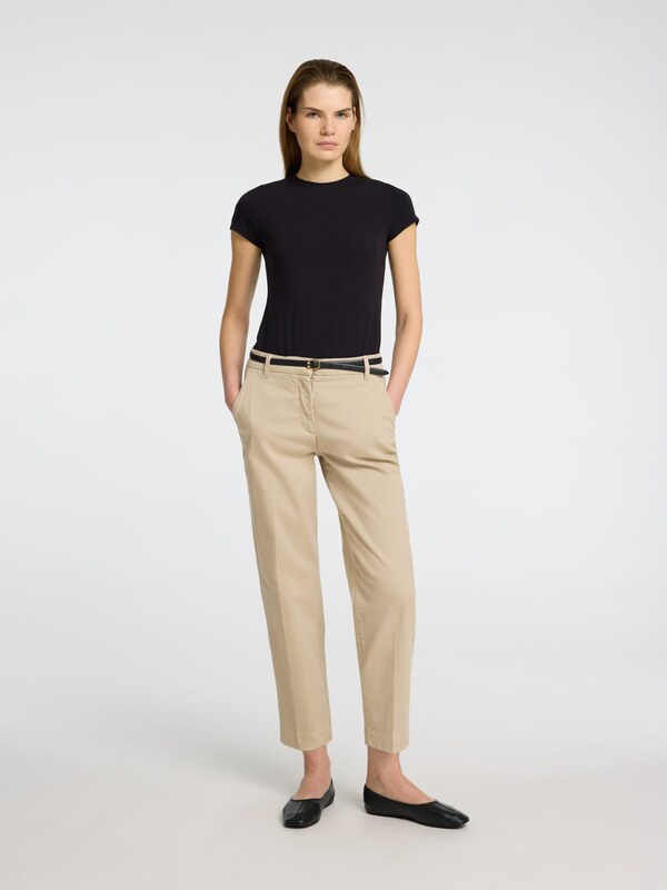 SELECTED Панталон Chino 'SLFVera Rita' бежово