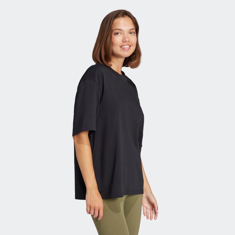 ADIDAS SPORTSWEAR Функционална тениска 'Essentials Contemporary' черно