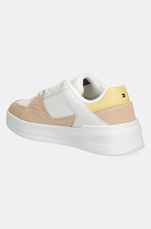 Кожени маратонки Tommy Hilfiger ESSENTIAL BASKET SNEAKER