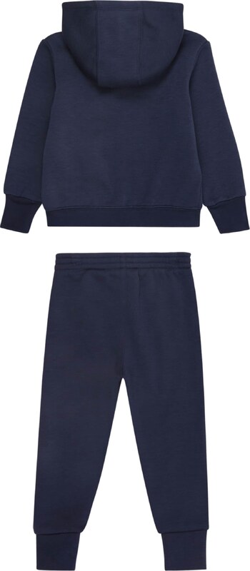 Nike Sportswear Облекло за бягане нейви синьо / бяло