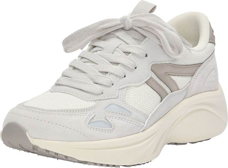 Pull&Bear Ниски маратонки кремаво / светлобежово / тъмнобежово