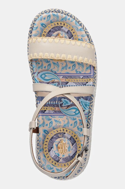 Кожени сандали Kurt Geiger London Chelsea Flatform Sandal