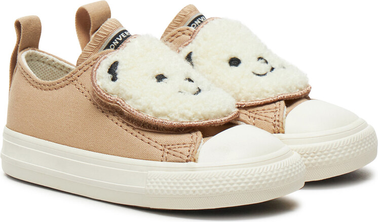 Кецове Converse Chuck Taylor All Star One Strap Ox A10040C Бежов