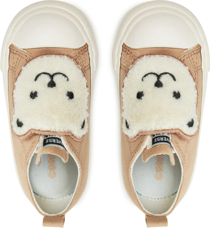 Кецове Converse Chuck Taylor All Star One Strap Ox A10040C Бежов