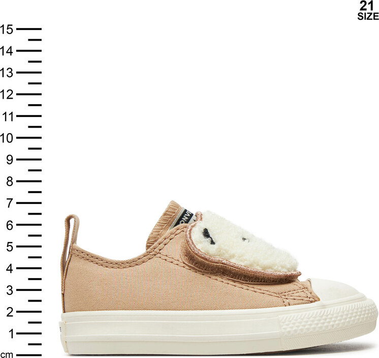 Кецове Converse Chuck Taylor All Star One Strap Ox A10040C Бежов
