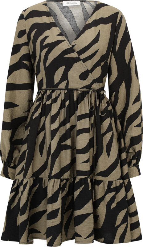 Guido Maria Kretschmer Women Рокля 'Leila' светлокафяво / черно