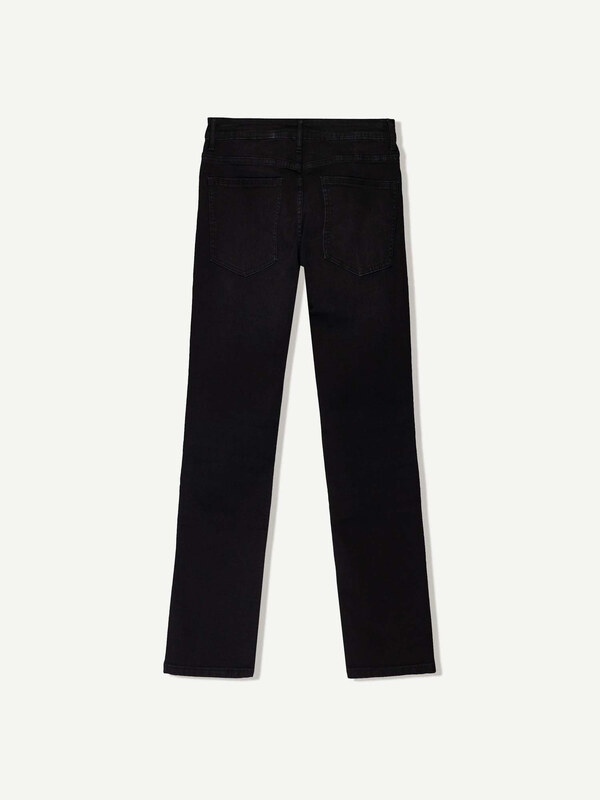 Bershka Дънки черен деним