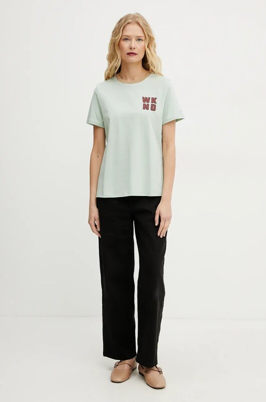 Памучна тениска Weekend Max Mara