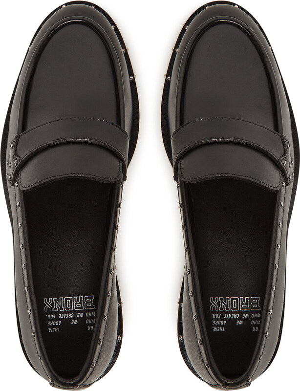 Мокасини Bronx Next-Wagon 66489-G Черен