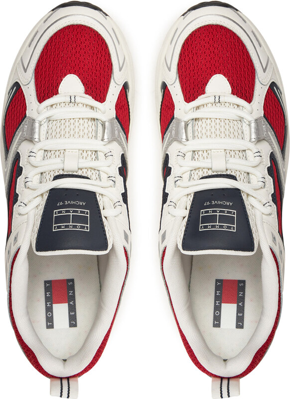 Сникърси Tommy Jeans Archive`97 OG EM0EM01595 Бял