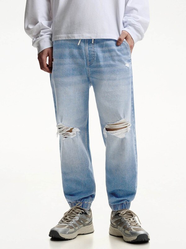 Bershka Дънки светлосиньо