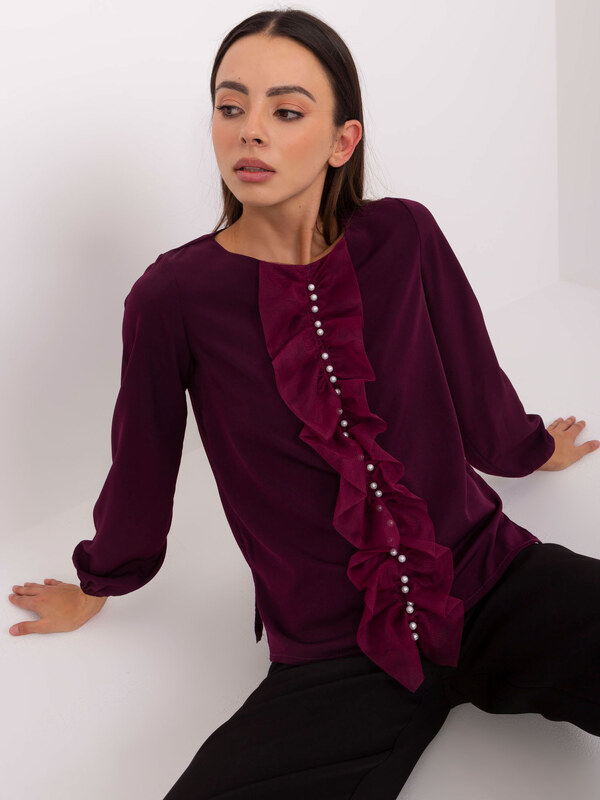 LAKERTA Blouse-LK-BZ-506673.36-dark purple
