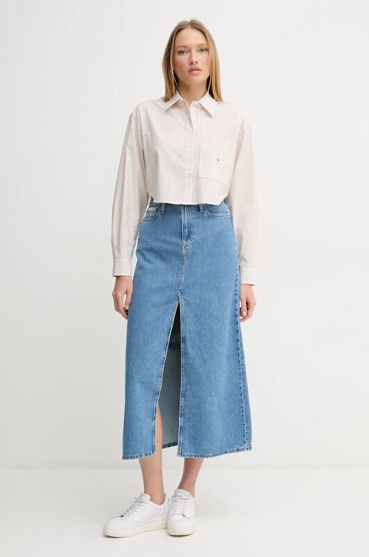Памучна риза Calvin Klein Jeans