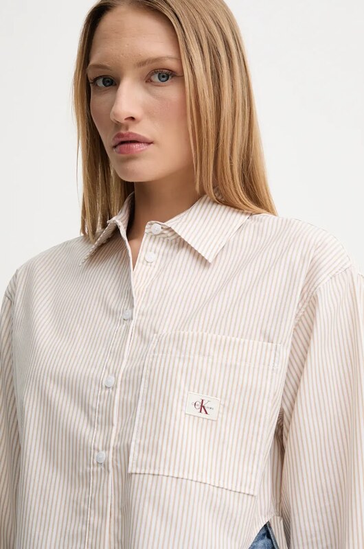 Памучна риза Calvin Klein Jeans