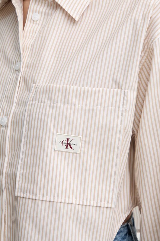 Памучна риза Calvin Klein Jeans