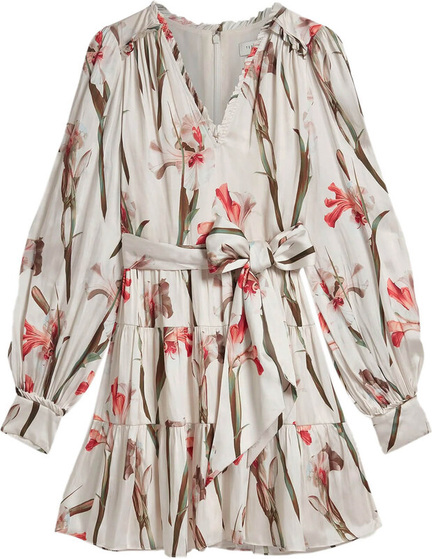 TED BAKER Рокля Cuiaba Neck Mini 279194 ivory