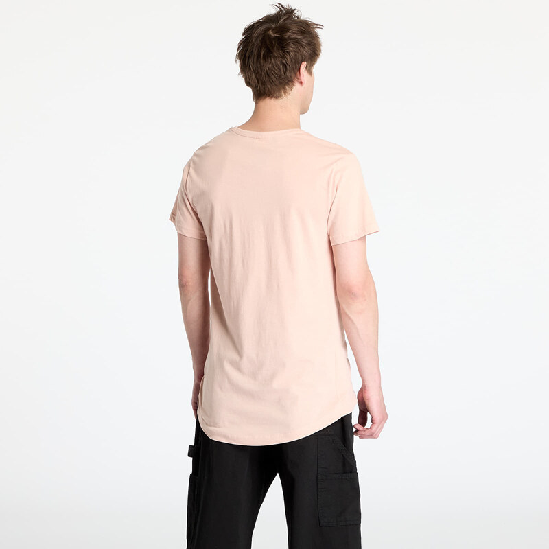 Тениска Urban Classics Shaped Long Tee Pink L