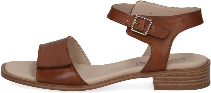 Дамски кожени сандали Caprice кафяви