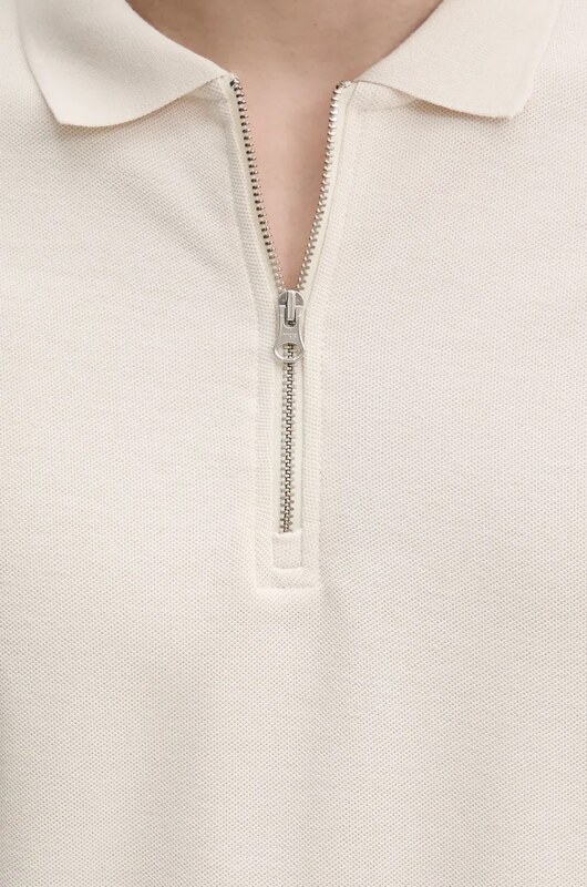 Памучна тениска с яка Samsoe Samsoe SAMAC