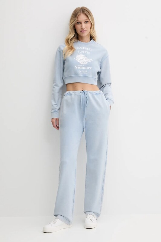 Памучен спортен панталон Moschino Jeans