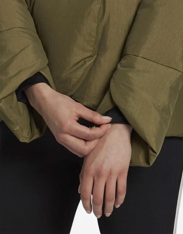 ADIDAS Big Baffle Down Jacket Green