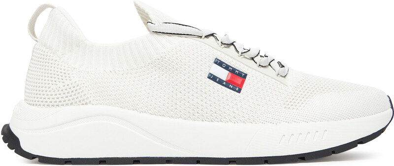 Сникърси Tommy Jeans Tjm Runner Knitted EM0EM01580 Екрю