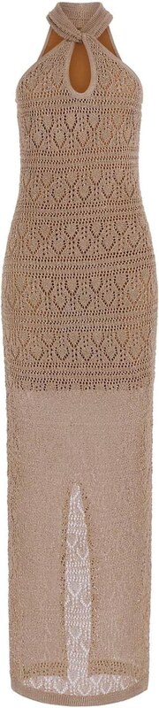GUESS Плетена рокля 'CYNTHIA' светлокафяво